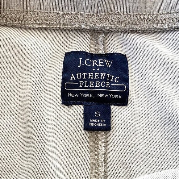 J.Crew Mens Gray Joggers Sweatpants 27" Inseam Zipper Pockets Activewear Size S - Picture 4 of 9